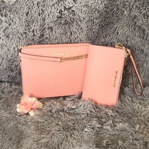 Michael Kors Jet Set Crossbody and Wallet